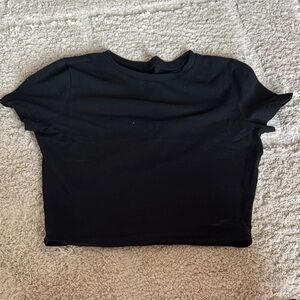 Wild Fable Black Crop Top